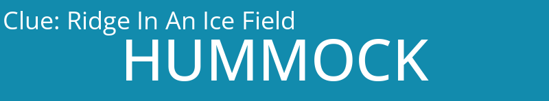 Ridge In An Ice Field