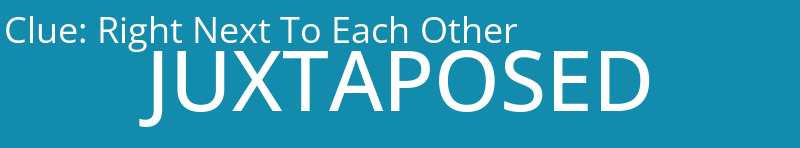 Right Next To Each Other