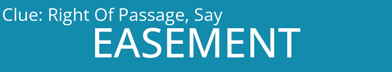 Right Of Passage, Say