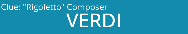 "Rigoletto" Composer