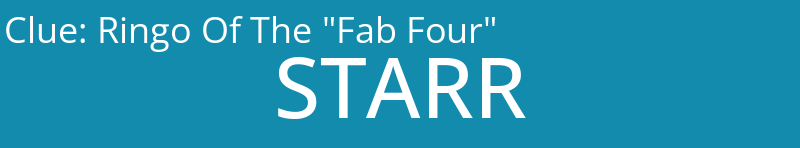 Ringo Of The "Fab Four"