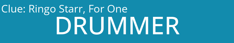 Ringo Starr, For One