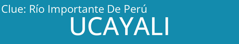 Río Importante De Perú
