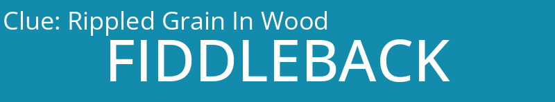 Rippled Grain In Wood