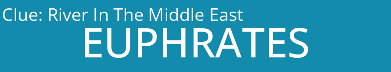 River In The Middle East