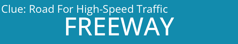 Road For High-Speed Traffic