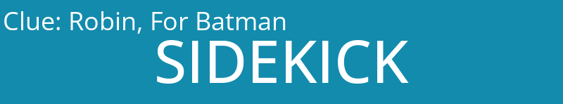 Robin, For Batman