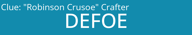 "Robinson Crusoe" Crafter