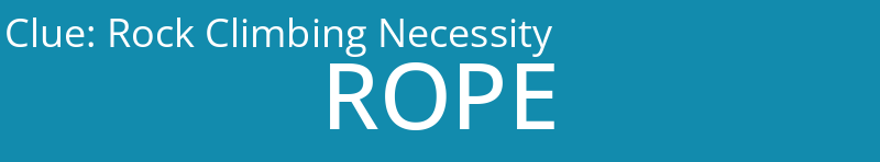 Rock Climbing Necessity