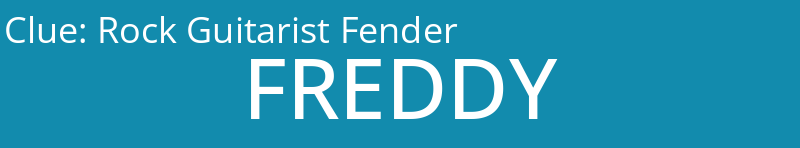 Rock Guitarist Fender