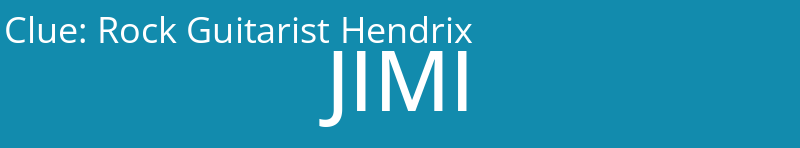 Rock Guitarist Hendrix
