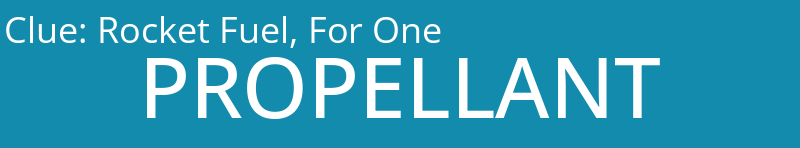 Rocket Fuel, For One