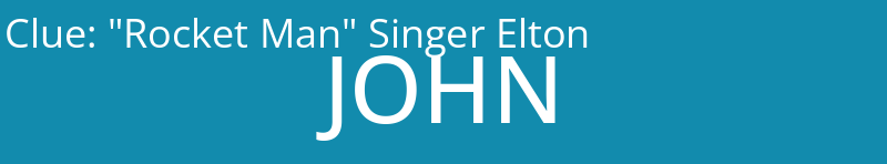 "Rocket Man" Singer Elton