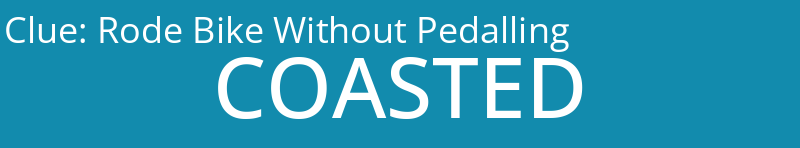 Rode Bike Without Pedalling