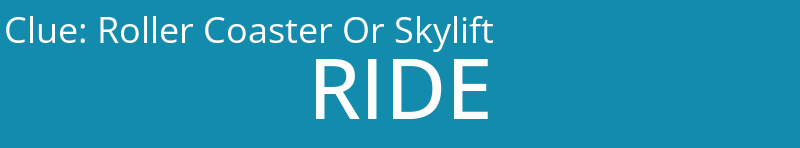 Roller Coaster Or Skylift