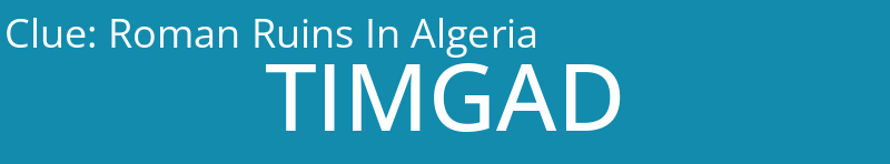 Roman Ruins In Algeria