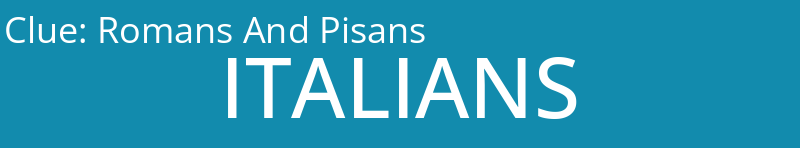 Romans And Pisans