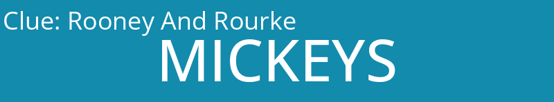 Rooney And Rourke