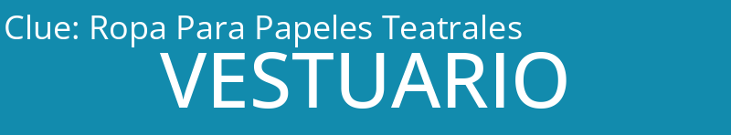 Ropa Para Papeles Teatrales
