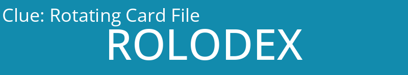 Rotating Card File