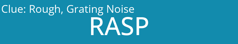 Rough, Grating Noise