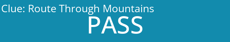 Route Through Mountains