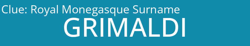 Royal Monegasque Surname