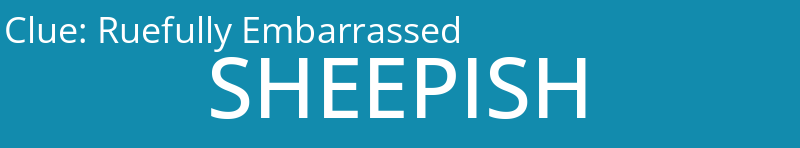 Ruefully Embarrassed
