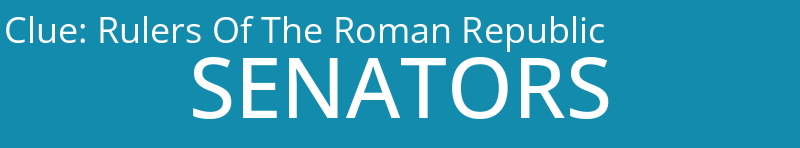 Rulers Of The Roman Republic