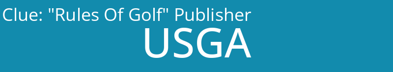 "Rules Of Golf" Publisher