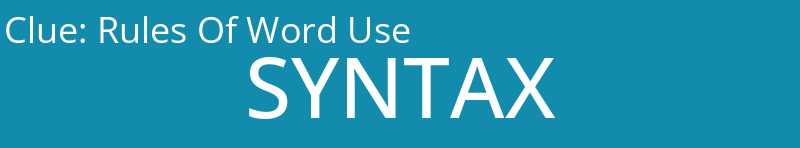 Rules Of Word Use