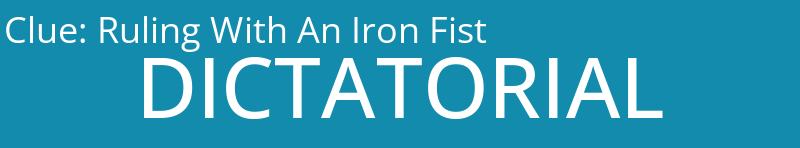 Ruling With An Iron Fist