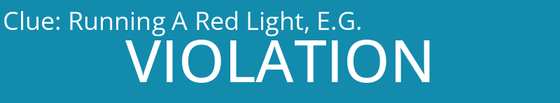 Running A Red Light, E.G.