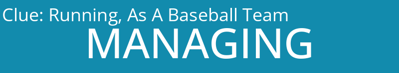 Running, As A Baseball Team