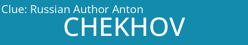 Russian Author Anton