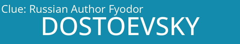 Russian Author Fyodor