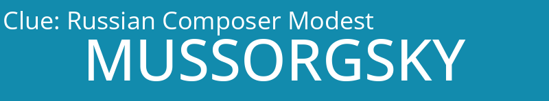 Russian Composer Modest