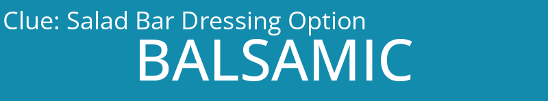 Salad Bar Dressing Option