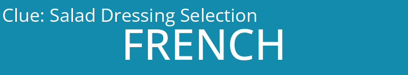 Salad Dressing Selection