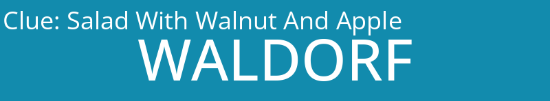 Salad With Walnut And Apple