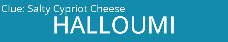 Salty Cypriot Cheese