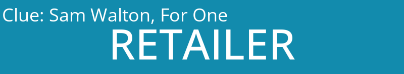 Sam Walton, For One 
