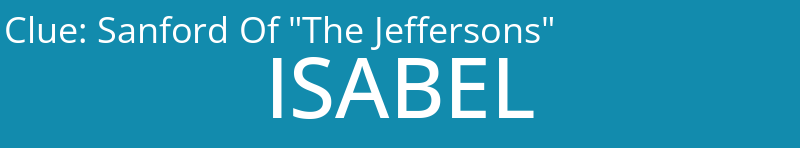Sanford Of "The Jeffersons"