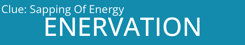 Sapping Of Energy