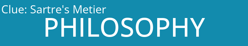 Sartre's Metier