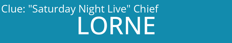 "Saturday Night Live" Chief
