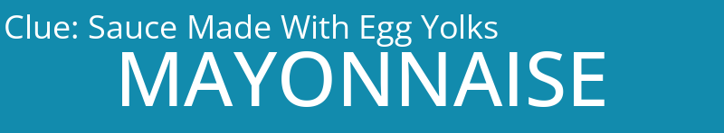 Sauce Made With Egg Yolks