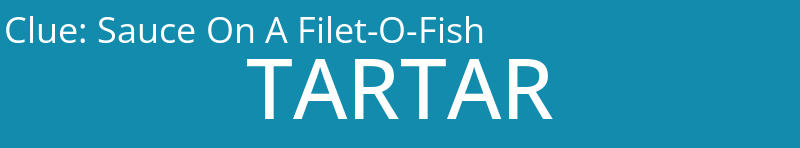Sauce On A Filet-O-Fish
