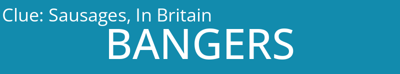 Sausages, In Britain