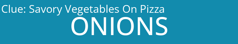 Savory Vegetables On Pizza